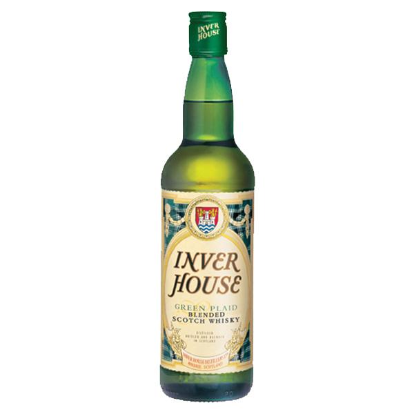 P*i様 インバーハウス デラックス21年 スコッチウイスキー 750ml インバーハウス グリーンプレイド 40度 700ml(正規輸入品)(3) : お酒の
