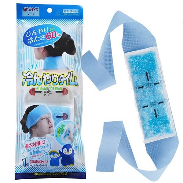暑さ対策・冷却グッズ PTGNA タカビシ化学 冷んやりタイム 暑さ対策 熱中症対策 貼れる冷却材