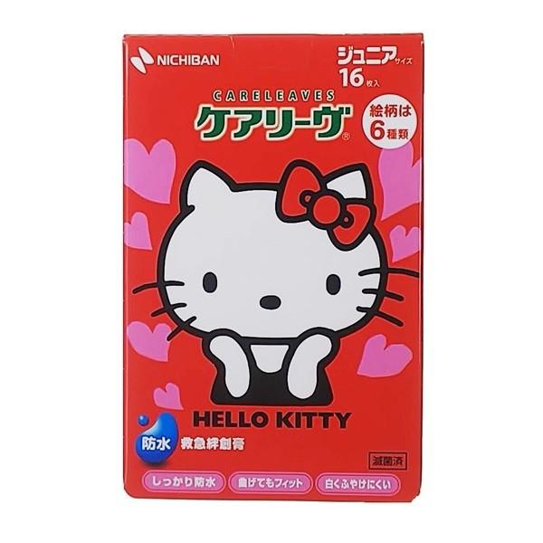 ケアリーヴ ニチバン ハローキティ キャラクター 絆創膏ジュニアサイズ