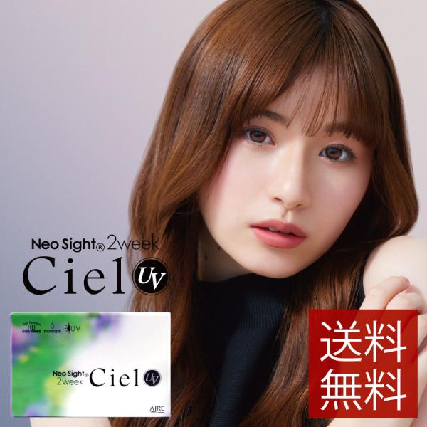 カラコン 2week アイレ ネオサイト2ウィークシエル 6枚入 ×1箱　カラコン 2week