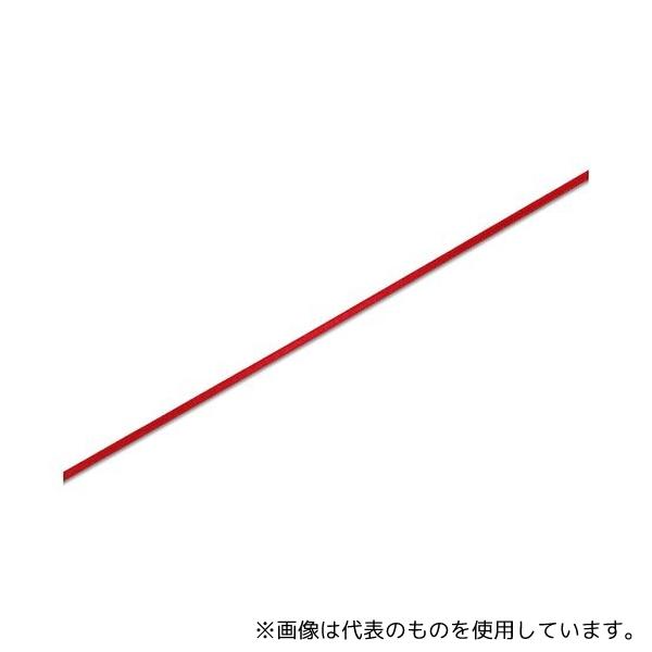ラッピングリボン HEIKO シモジマ  シングルサテンリボン  幅3mmｘ20m  X赤（クリスマスレッド）