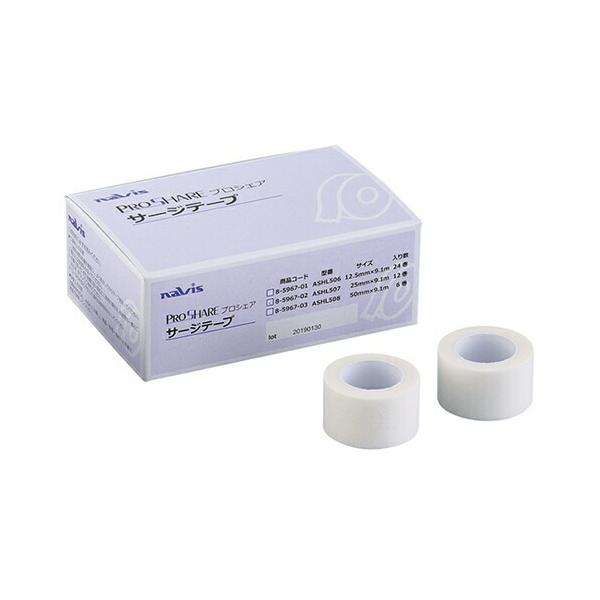 アズワン 8-5967-05 プロシェアサージテープ 25mm×9.1m 6巻入
