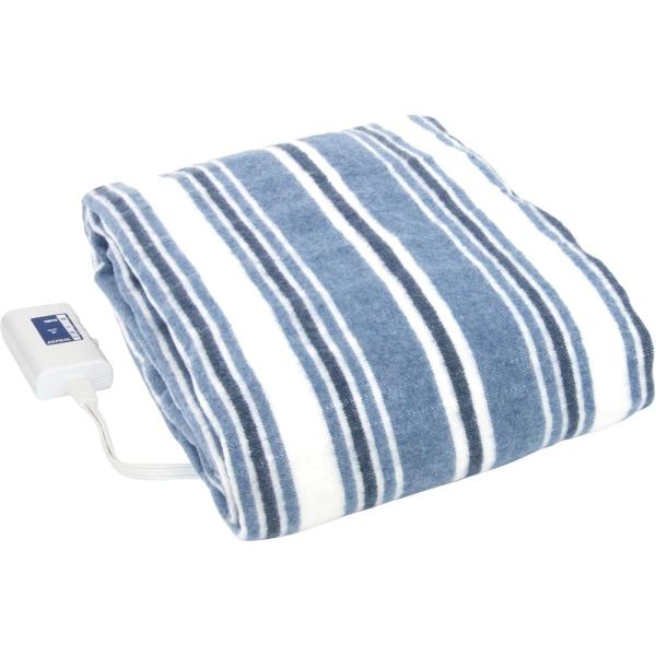[関連word]  丸洗い可能 ストライプ柄 コード長 1.9m ロングサイズ 一人用 家庭用 防寒用 電気敷き毛布 スタンダード 700g 省エネタイプ あったかグッズ 趣味 暖房器具 寝具