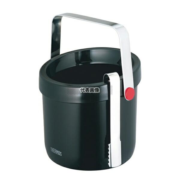 サーモス 二重アイスペール TPE-1300 ブラック 1.3L 170×160