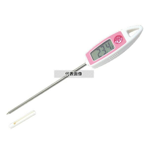 シンワ測定 クッキング用デジタル温度計 72978 ピンク 26×15×H220 温度