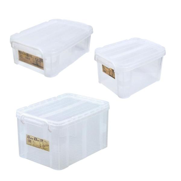 [関連word] 選べる3種 不動技研 ソリッドボックス150C・200C・250C | 不動技研 小物入れ 収納ボックス 収納ケース ソリッドボックス クリアケース 収納 収納用品 ケース スタッキング クリア ポリプロピレン 収納グッズ...