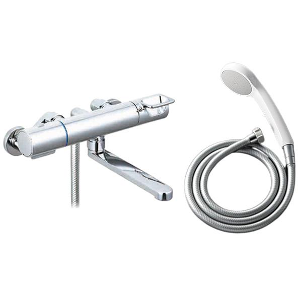 ●商品の納期表示について[ 在庫品 ] 表記 ： 当店在庫品[ 取寄せ ] 表記 ： メーカー在庫有時の発送目安となります。クロマーレS エコフルシャワー サーモスタット付 シャワーバス水洗 クロマーレS 浴槽洗い場兼用シャワー水栓 一般地...