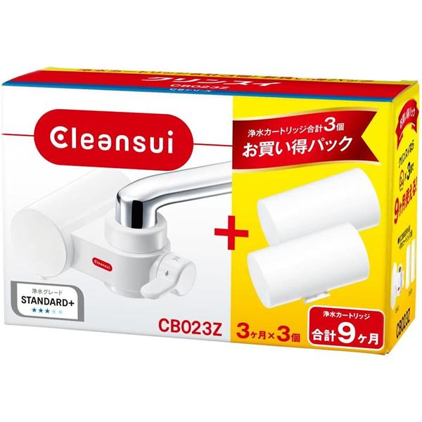 必要最低限のムダのない蛇口直結型コンパクトモデルにカートリッジ2個増量計3個付きタイプ※取り寄せ品の納期については、メーカー在庫有時の表記となっております。商品欠品等により、通常よりお時間がかかる場合がございます。予めご了承ください。