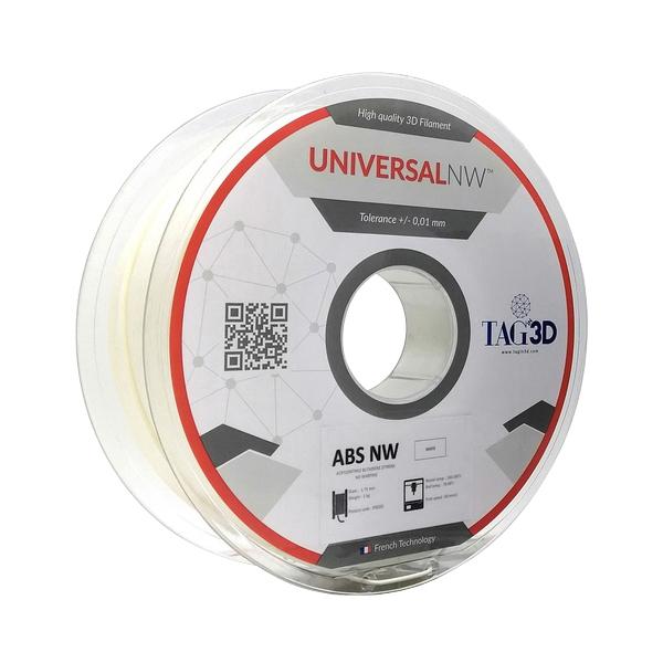 TAGin3D 3Dプリンター用フィラメント ユニバーサルNwABSフィラメント ABS NW-1.75WT ( 1個 )