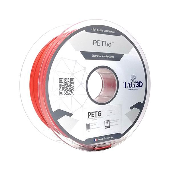 TAGin3D 3Dプリンター用フィラメント HD PETフィラメント PET HD-1.75RD レッド ( 1個 )