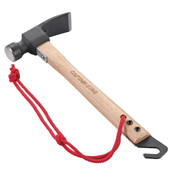 他サイト： キャプテンスタッグ(CAPTAIN STAG) 鍛造 ペグ抜きハンマー【在庫有り】の商品画像