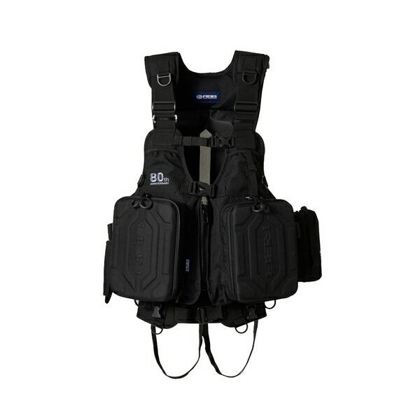 RBB リバレイ ライフジャケット RBB RIVLLEY リバレイBLUE BLOODライフジャケット 船釣 黒