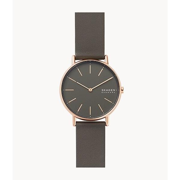 他サイト： スカーゲン(SKAGEN) SIGNATUR チャコールレザーウォッチ SKW2794の商品画像