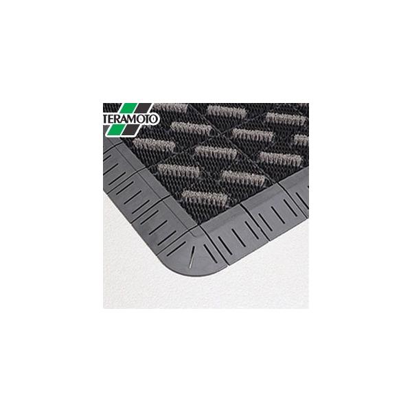 テラモト カラーブラッシュ専用 中フチ 灰 オス 75×150mm 1枚 MR-096-893-5 [法人限定]