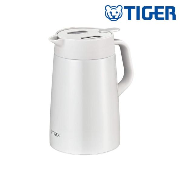 他サイト： タイガー魔法瓶 TIGER タイガー ステンレスポット プッシュレバータイプ  1200ml PWO-A120W [PWO-A120W]の商品画像