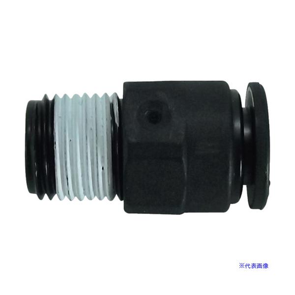 ■チヨダ チューブ継手 ファイブ樹脂メイルコネクタ 6mm・R1/8 FR601M(1584111)
