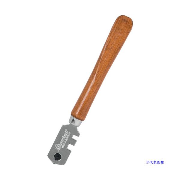 ■Bohle 【売切廃番】ガラスカッター Silberschnitt[[R上]] 木製ハンドル 合金ホイール BO100.0(2580627)
