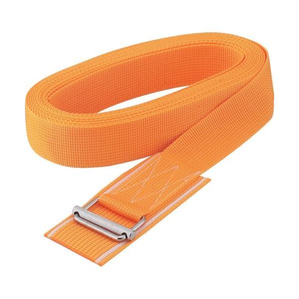 ■TRUSCO 簡易結束ベルト くくり帯 50mmX5m 黄 KR505(2829100)