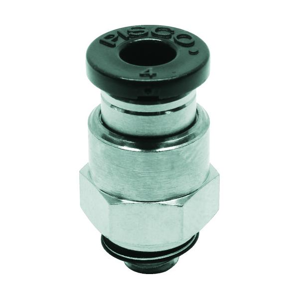 ■PISCO ワンタッチ継手 チューブフィッティング ストレート 適合外径4mm 接続口径M5×0.8 PC4M5(2909537)