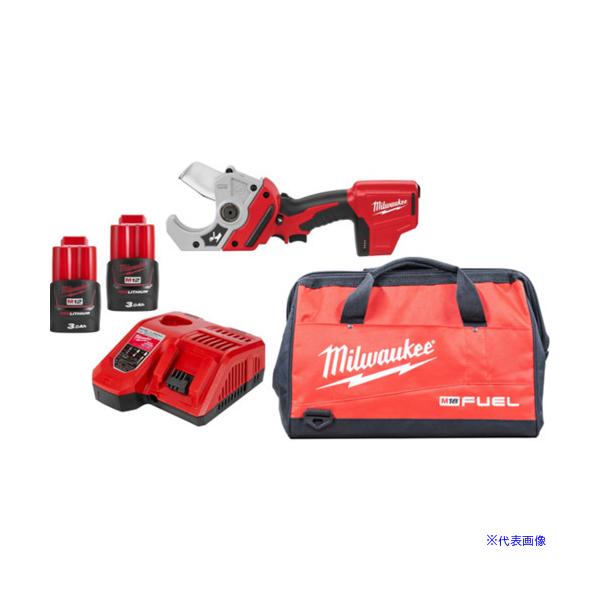 □milwaukee 【トラスコ限定セット】M12 PVCカッター 3.0Ah×2キット