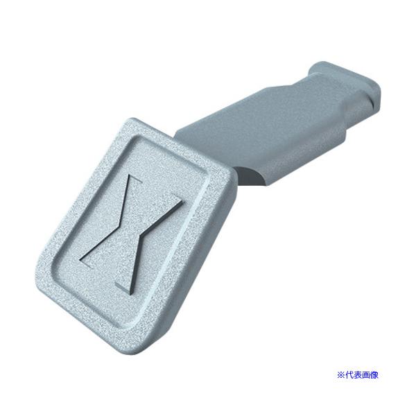 ■KNIPEX カラーコードクリップ グレー(10ピース入り) 006110CS(6778591)
