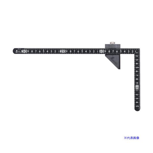 他サイト： ■シンワ 曲尺 小型 30X15CM 表裏同目 ストッパー付き サンデーカーペンダー 12442(6889467)の商品画像