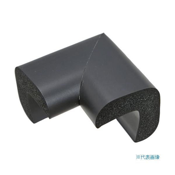 ■TRUSCO 安心クッション コーナー用 油面接着 大 1個入 ブラック TAC24YS(7647280)