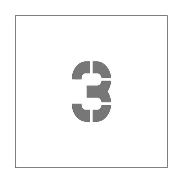 ■IM ステンシル マグネット 3 文字サイズ50×40mm ASTM35040(8364172)