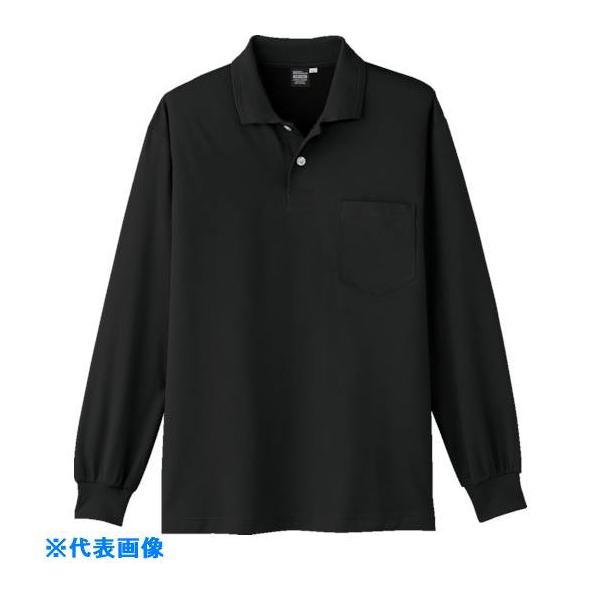 □コーコス 長袖ポロシャツA−1668 13ブラックN5L A1668135L(8540070