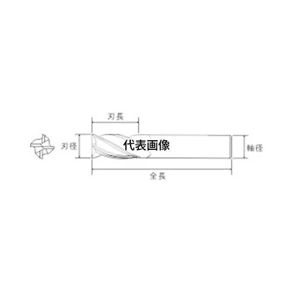 東洋アソシエイツ Mr.Meister 小型工作機械用エンドミル (34115) エンドミル 11.5mm(4枚刃)