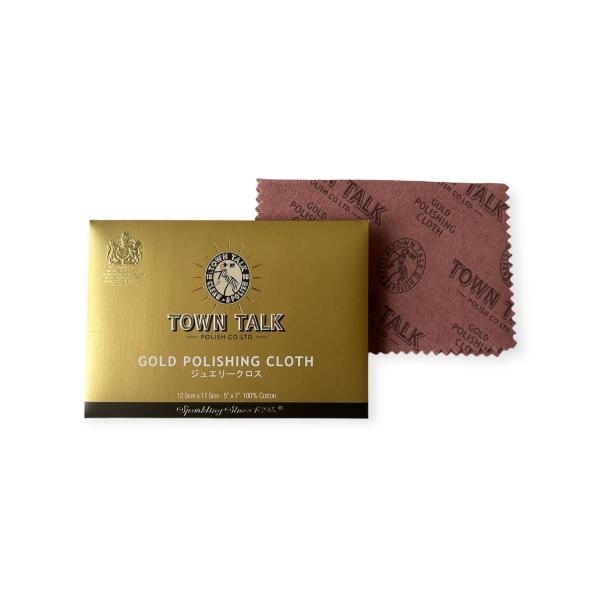【TOWN TALK】ゴールドジュエリークロス　貴金属磨きクロス　ジュエリークロス　アクセサリー磨きクロス