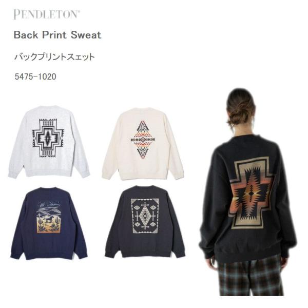 30%OFF PENDLETON ペンドルトン 5475-1020 バックプリントスェット Back Print Sweat スェットクルー　252