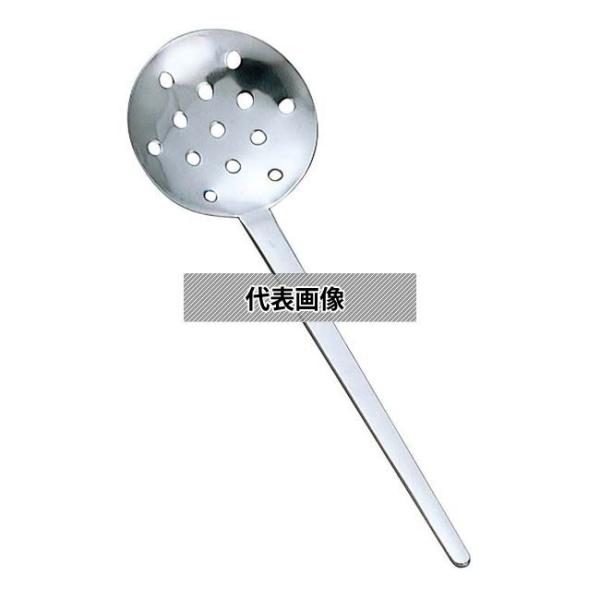 竹越工業 T 18-0 共柄 穴明 カキ揚お玉 φ77×265mm No.0239900