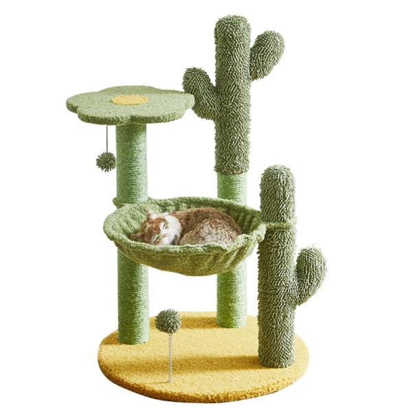 後藤家具物産 キャットタワー CAT-TW-STN サボテン ペット用品 ペット用家具