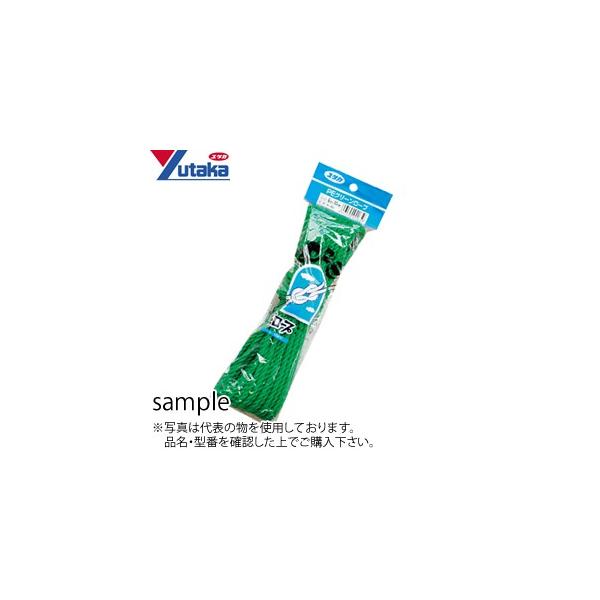 他サイト： ユタカメイク PEグリーンロープ A-68 5mm×10m ：YM0048の商品画像