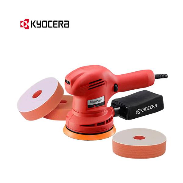 京セラ(リョービ) 電動サンダポリッシャー RSE-1250 スポンジ2枚付き 電動工具 電動 木工研磨 サンダ ポリシャ 【在庫有り】