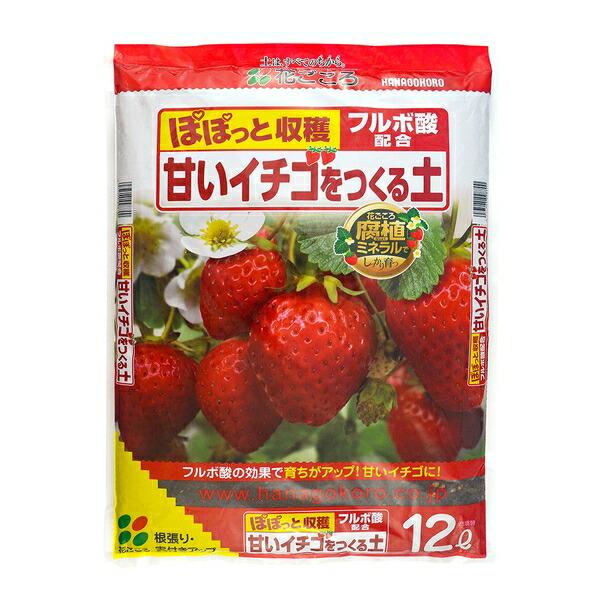 他サイト： 花ごころ 甘いイチゴをつくる土 12L [4977445098700]の商品画像