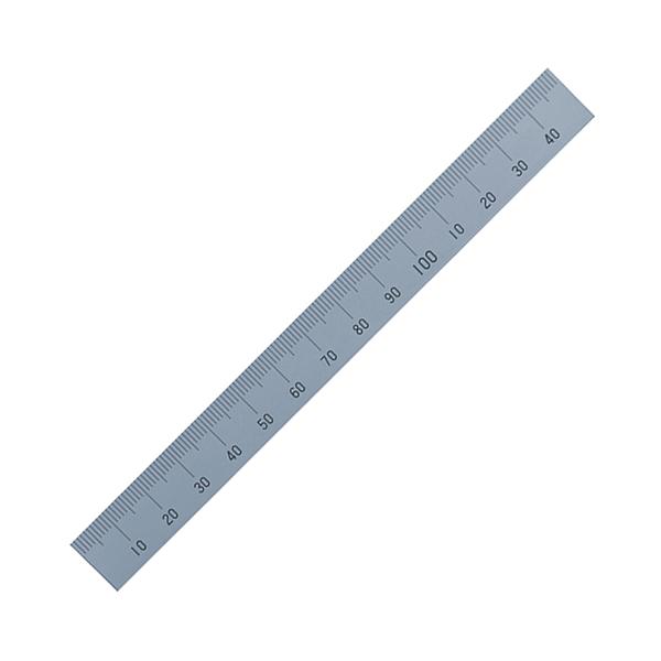 ■シンワ マシンスケール150mm上段左基点目盛穴無【8163852:0】[店頭受取不可]