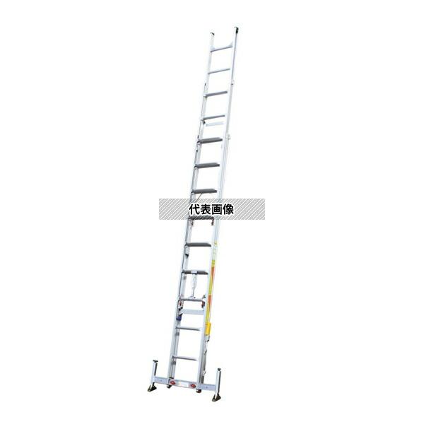 【SFU】ナカオ 3REN-9.0A 3連伸縮ハシゴ レン太 9m アウトリガー付 【現状渡し品】 ナカオ(NAKAO) 三連伸縮はしご レン太 Aタイプ(アウトリガー付) 3REN