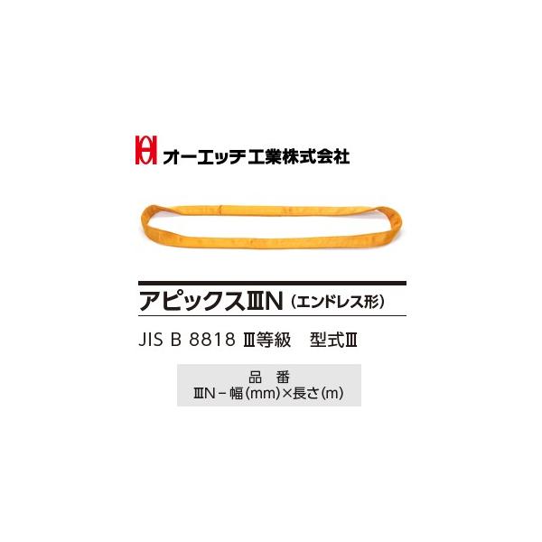 OH(�I�[�G�b�`�H��) �݋� �x���g�X�����O 3N-150-5.0 �A�s�b�N�XIIIN (�G���h���X�`) �ő�g�p�׏d�F10,000kg �����F5.0m [�󒍐��Y�i]