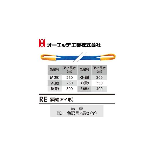 OH(�I�[�G�b�`�H��) �݋� �x���g�X�����O RE-V-2.5 �A�s�b�N�XRE(���[�A�C�`) �� �ő�g�p�׏d�F1,000kg �����F2.5m [�󒍐��Y�i]