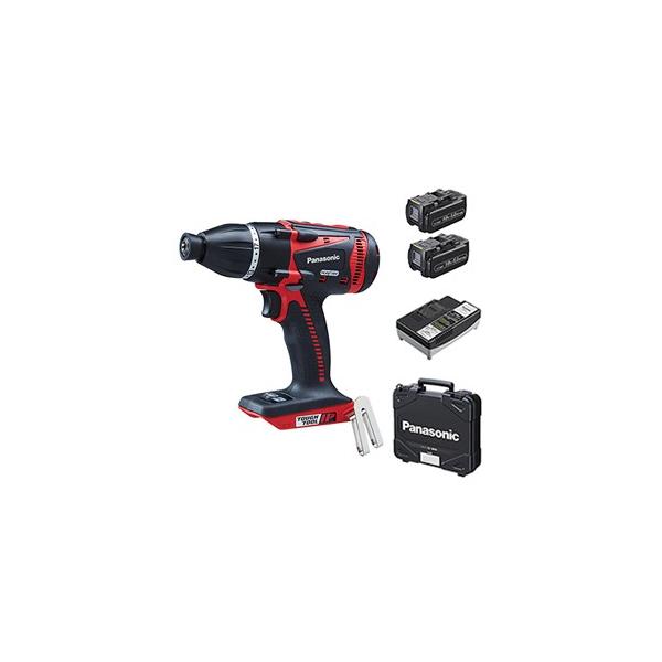 他サイト： パナソニック Dual充電マルチインパクトドライバー 18V5.0Ah EZ75A9LJ2G-R(赤) (電池2個・充電器・ケース付)【在庫有り】の商品画像