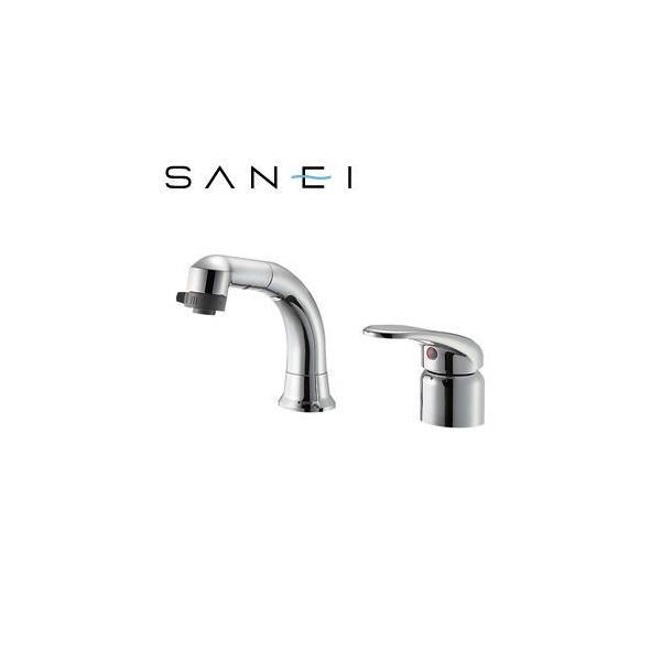 SANEI シングルスプレー混合栓(洗髪用) K37110EJV-C-13 (水栓 SANEI シングルスプレー混合栓(洗髪用) K37110EJV-C-13 (水栓