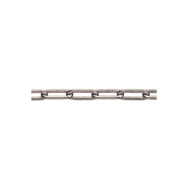 確認用ステンレスチェーン ボールチェーン(ステンレス) 両側取付金具付 YKK 雑用チェーン