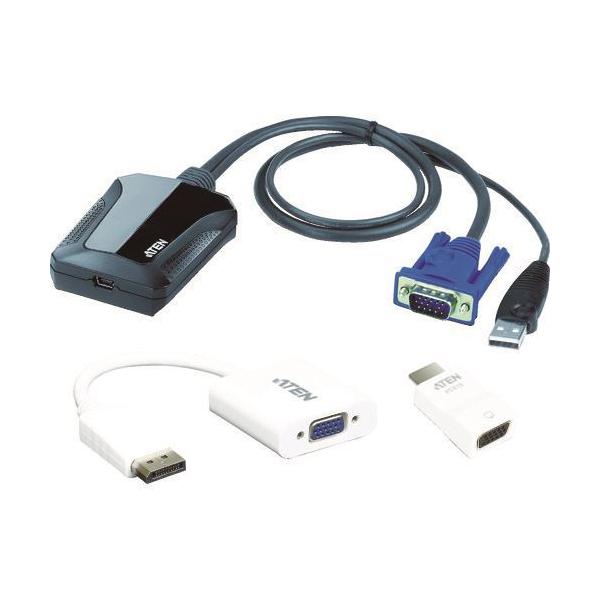 ��ATEN �R���\�[���A�_�v�^�[/USB/���b�v�g�b�v�^(IT�L�b�g) CV211CP(1290582)