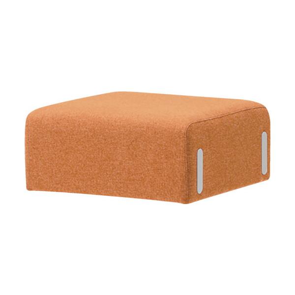 ■TRUSCO カスタマイズスツール用座面 606×606×270 オレンジ TSBD639OR(2576418)[送料別途お見積り][法人限定][直送]