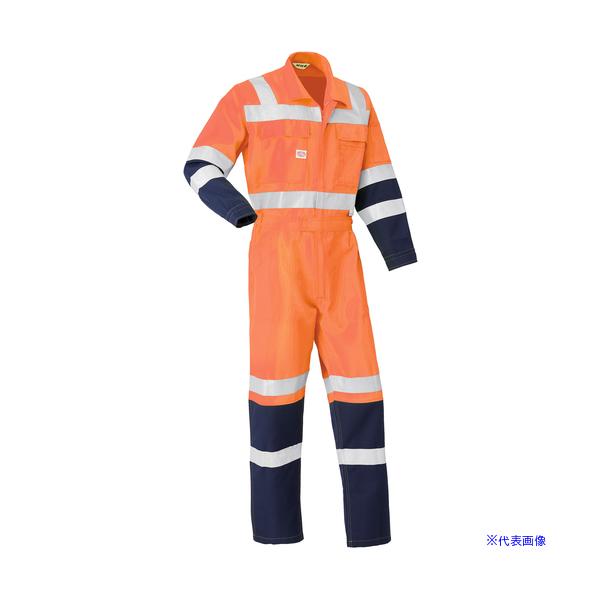 ■AUTO-BI 通年モデル 反射型つなぎ服7620-003オレンジ-LL〔品番:7620003LL〕【8363776:0】[店頭受取不可] □AUTO−BI 通年モデル 反射型つなぎ服7620−003オレンジ−L 7620003L