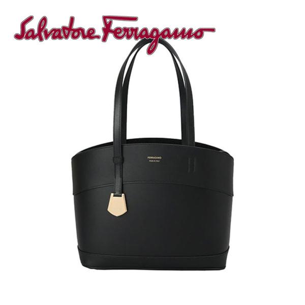 Salvatore Ferragamo ブラック トートバッグ firstporteshop_2c1430076797015