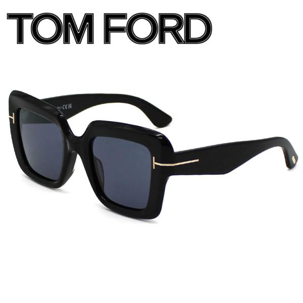 トムフォード TF1157F 01A 52 サングラス グレー ブラック TOM FORD（トムフォード） サングラス アジアンフィット メンズ