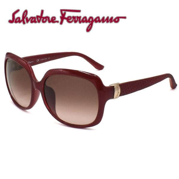 美品❗️Salvatore Ferragamo☆サングラスSF739SA Ferragamo Salvatore Ferragamo Grey Gradient Square Ladies
